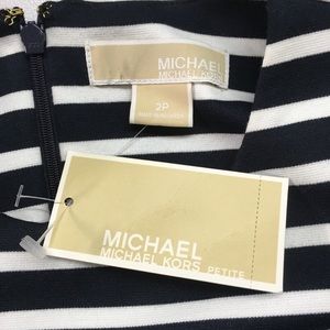 Michael Kors Dresses - NWT Michael Kors Striped Dress Sz 2P Michael Kors Dresses - NWT Michael Kors Striped Dress Sz 2P